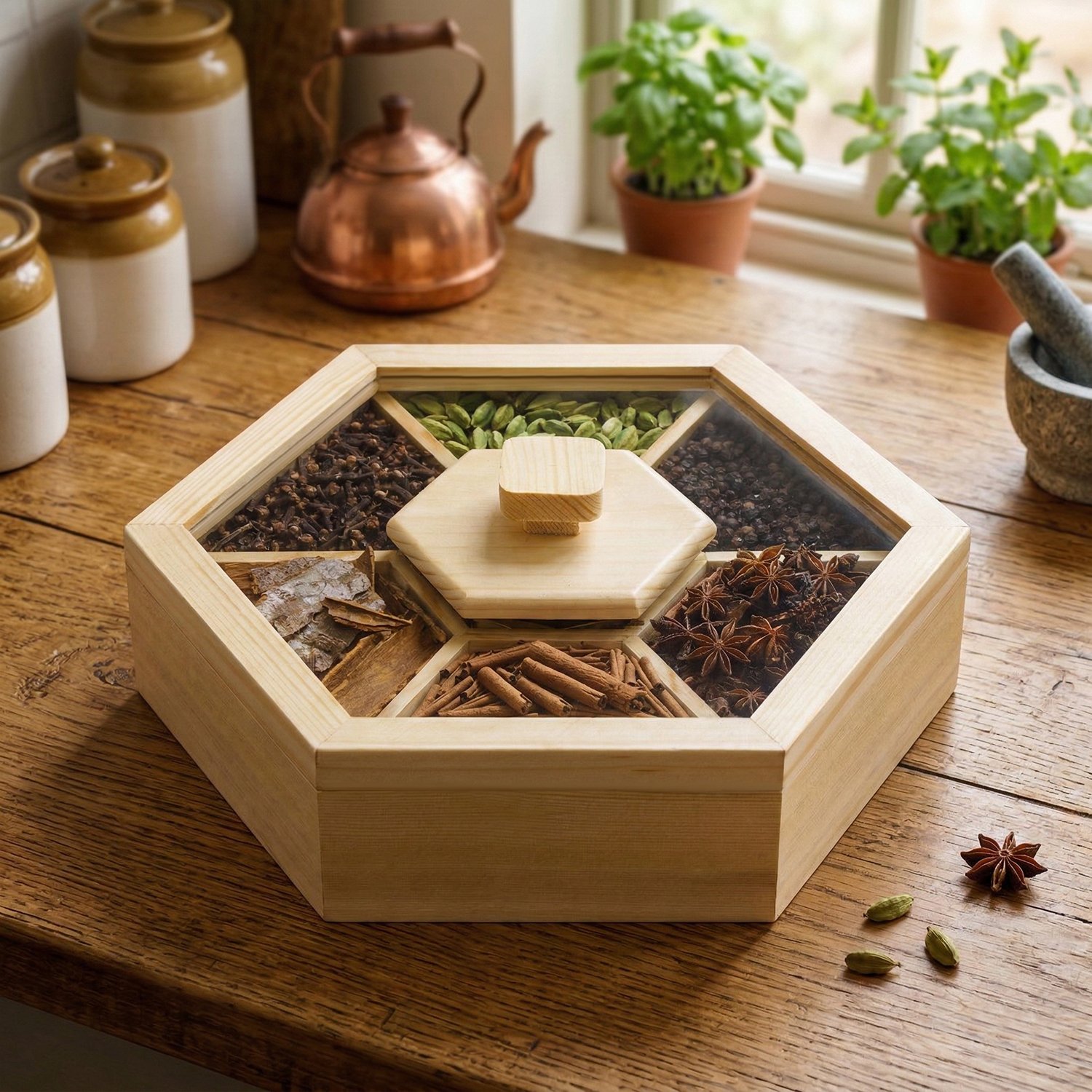 hexagon wooden box hexagon wooden box